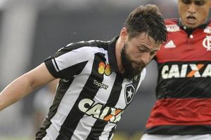 Rio, Brazil - march 03, 2018 -  Joao Paulo player in match between Flamengo and Botafogo by the Carioca Championship in Nilton Santos Stadium photo