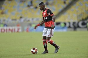 rio, brasil - 28 de marzo de 2018 - jugador vinicius junior en el partido entre flamengo y botafogo por el campeonato carioca en el estadio maracana foto