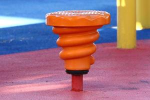 Figures for games and sports on a playground in Israel. photo