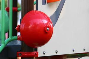 Figures for games and sports on a playground in Israel. photo