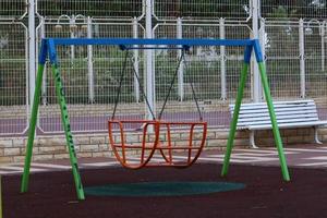 Figures for games and sports on a playground in Israel. photo