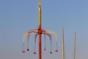 Figures for games and sports on a playground in Israel. photo