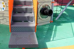 Figures for games and sports on a playground in Israel. photo