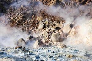 acidic mudpot in Krysuvik area, Iceland photo