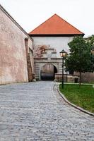 camino al castillo spilberk, ciudad de brno, checo foto