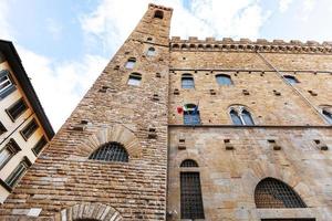 building of Bargello palace in Florence city photo