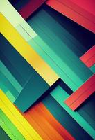 Beautiful colorful abstract wallpaper 3D rendering photo