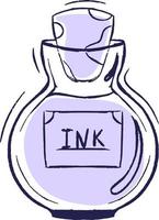 Magic Icon Ink Bottle vector