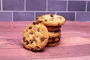 galletas con chispas de chocolate foto