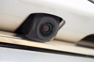 car rear view camera close up for parking assistance photo