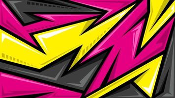 Background texture sports racing style yellow pink color vector