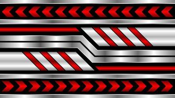 futuristic technology metallic red color abstract background vector