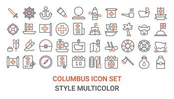 illustration vector and logo columbus icon perfect. Icon sign from modern collection for mobile concept and web apps design. Nice design perfect.