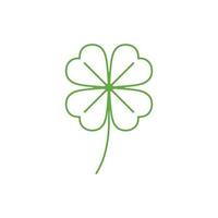 Four leaf clover icon. Clover Simple icon design. St patryks day clover. Vector illustration