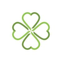 Four leaf clover icon. Clover Simple icon design. St patryks day clover. Vector illustration