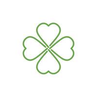 Four leaf clover icon. Clover Simple icon design. St patryks day clover. Vector illustration