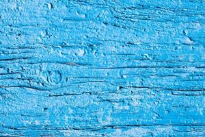 old blue painted wooden plank photo