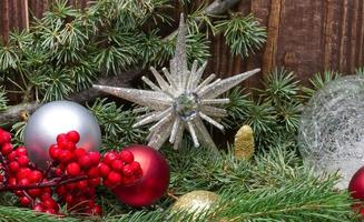Christmas decoration. Christmas ornaments. Close-up. photo
