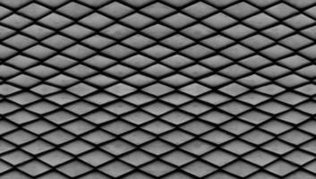 Black color mesh pattern seamless background photo
