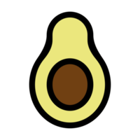 avocado icoon illustratie png