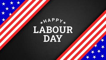 Happy Labour Day Background with Yellow Stripe and Tools vector