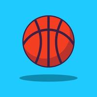 diseño de logotipo de ilustración de vector de baloncesto