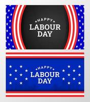 Happy Labour Day Background with Yellow Stripe and Tools vector