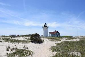 Sand Dunes and Views of Race Point Lighthouse photo