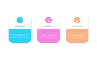 línea de tiempo de infografía empresarial con opción de 3 pasos. plantilla de infografía empresarial. plantilla de infografía de presentación con proceso de línea de tiempo. proceso de línea de tiempo infográfico. vector