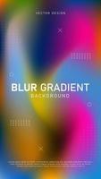 Abstract gradient fluid liquid cover template. Set of modern poster with vibrant graphic color, hologram, dot pattern. Minimal style design for flyer brochure, background, wallpaper, banner vector