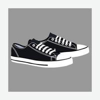 illustration of a pair of shoes vector