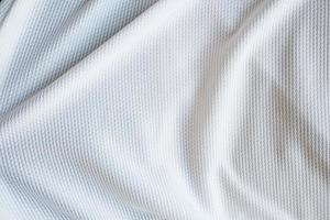 White football jersey clothing fabric texture sports wear background photo