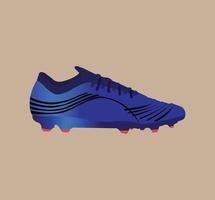 soccer shoes illustration for product promotion vector