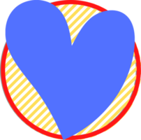 el archivo png en forma de corazón se utiliza para la decoración