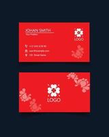 Business card design and visiting card template vector