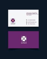 Business card design and visiting card template vector