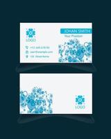 Business card design and visiting card template vector