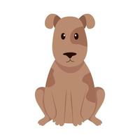 cute dog mascot vector