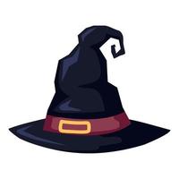 accesorio de sombrero de bruja de halloween vector