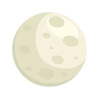 full moon space vector