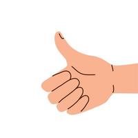 hand human like gesture vector