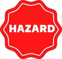 Hazard Warning Hazard sign icon Warnings symbol template for graphic and web design collection logo vector illustration