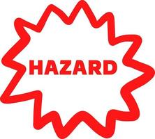 Hazard Warning Hazard sign icon Warnings symbol template for graphic and web design collection logo vector illustration