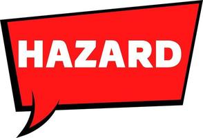 Hazard Warning Hazard sign icon Warnings symbol template for graphic and web design collection logo vector illustration