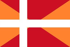 Set of Fictional Flags Fictional Country Flags World Fantasy Flags for fiction Unrealistic Flags vector