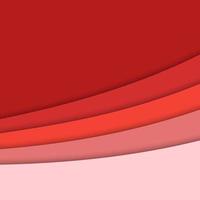 3D abstract background and paper cut shapes, vector illustration