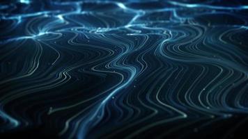 Abstract Swirling And Flowing Lines Background video