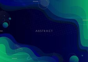 Colorful liquid and geometric background with fluid gradient shapes vector