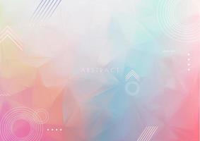 Colorful liquid and geometric background with fluid gradient shapes vector