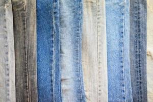 Fondo de textura de jeans azul denim foto